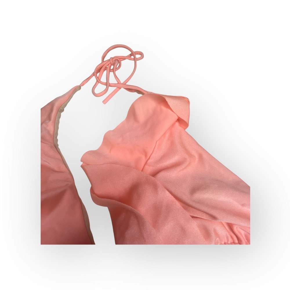 Shoshanna Flutter Halter Bikini Set With String S… - image 6